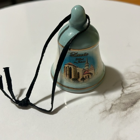 Vintage Rare Ceramic Bell, Blue, Church, Slovakia - Picture 7 of 8